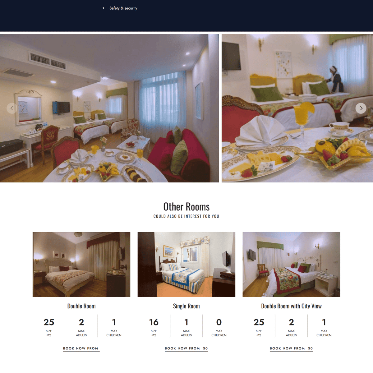 San Giovanni - Rooms page